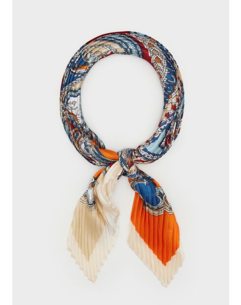 Sciarpa paisley samantha arancione