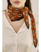 Pañuelo de caballo naranja/negro