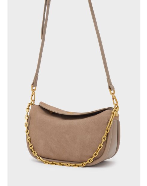 Sac bandoulière Siria beige - 28 x 18 x 10 cm