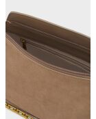 Sac bandoulière Siria beige - 28 x 18 x 10 cm