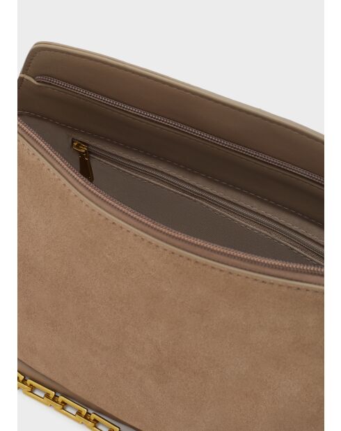 Sac bandoulière Siria beige - 28 x 18 x 10 cm
