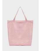 Sac cabas Bruna Vichy rose - 48 x 41 x 15 cm