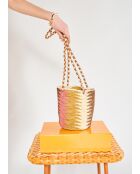 Sac cabas beige naturel - 24x24x28 cm