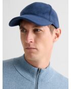 Casquette baseball polaire bleu gitane