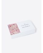 Pochette de costume fleuri Le Colonel rose - 25x25cm