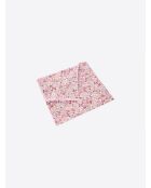 Pochette de costume fleuri Le Colonel rose - 25x25cm