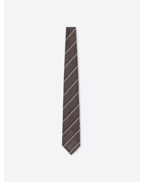 Cravate fantaisie chocolat