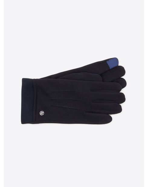 Gants en tissu polaire dark navy
