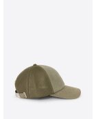 Casquette baseball brodé kaki