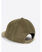 Casquette baseball brodé kaki