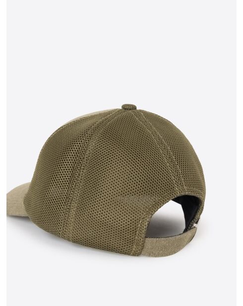 Casquette baseball brodé kaki