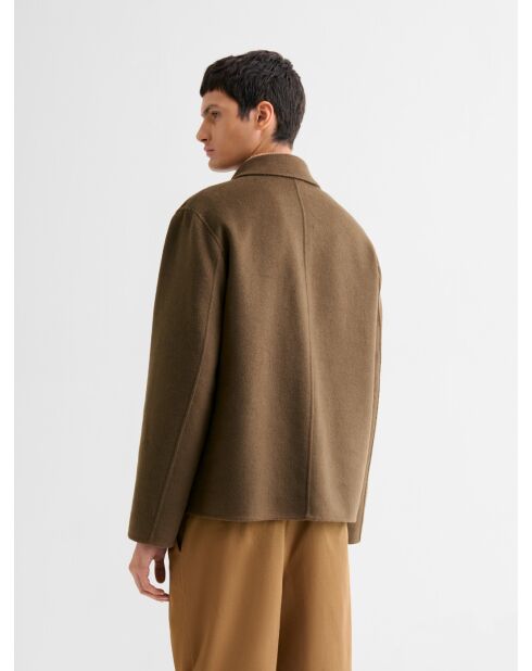 Veste col chemise cacao