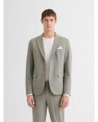 Veste de costume slim bistretch vert sauge