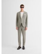 Veste de costume slim bistretch vert sauge