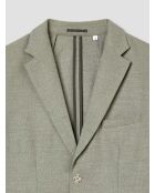 Veste de costume slim bistretch vert sauge