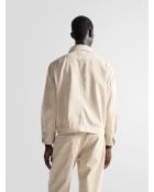 Veste col chemise en twill L'atelier écrue