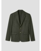 Veste de costume slim vert sapin