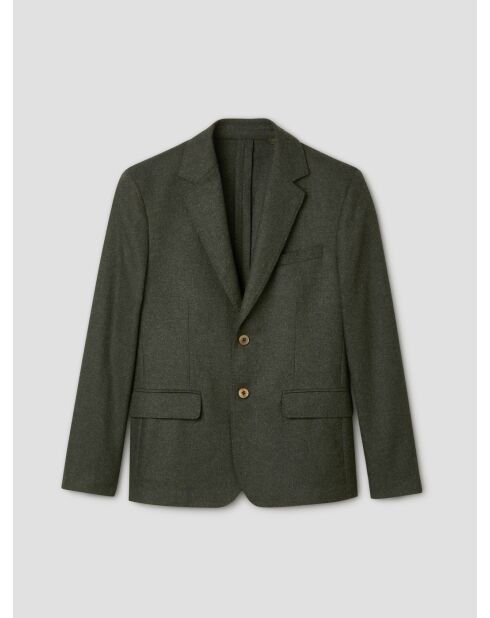 Veste de costume slim vert sapin