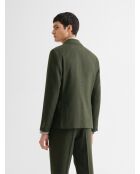 Veste de costume slim vert sapin