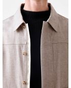 Beigefarbene 2-farbige reguläre Jacke von L'Atelier