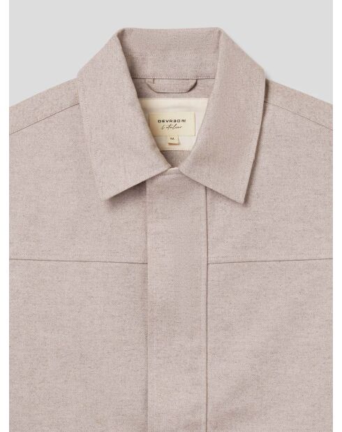 Blouson regular coordonnable L'atelier beige 2