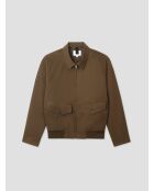 Giacca bomber color tortora