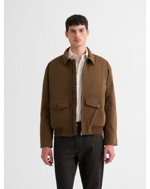 Blouson bomber taupe