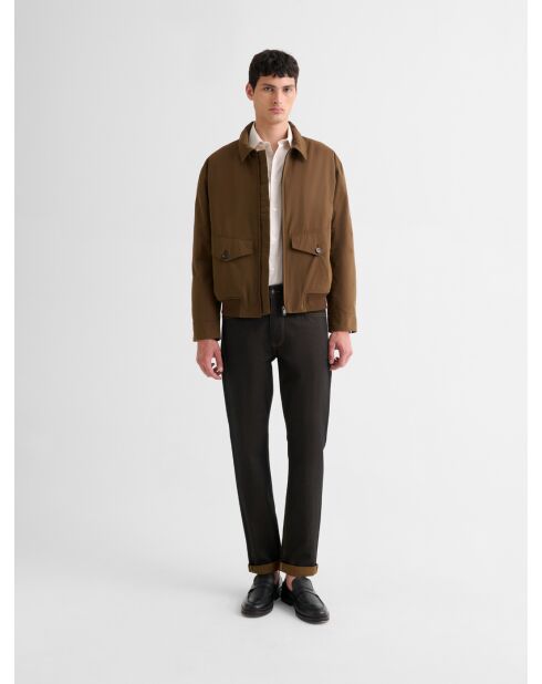 Blouson bomber taupe