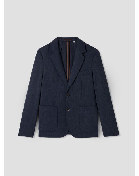 Veste de costume slim bistretch bleu encre