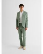 Veste de costume slim bistretch vert amande