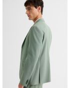 Veste de costume slim bistretch vert amande