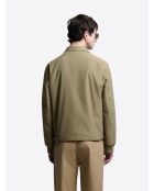 Bomber in cotone verde mandorla 2
