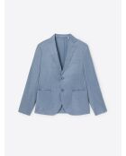 Veste de costume extraslim bistretch bleu clair
