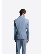Veste de costume extraslim bistretch bleu clair