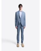Veste de costume extraslim bistretch bleu clair