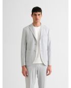 Veste de costume slim bistretch gris clair