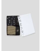 Confezione regalo 2 boxer fantasia neri