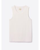 Hellbeiges Tanktop mit Rundhalsausschnitt aus Bio-Baumwolle 2
