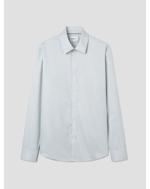 Chemise extraslim sans repassage vert amande