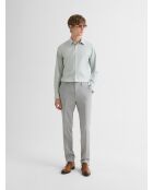 Chemise extraslim sans repassage vert amande