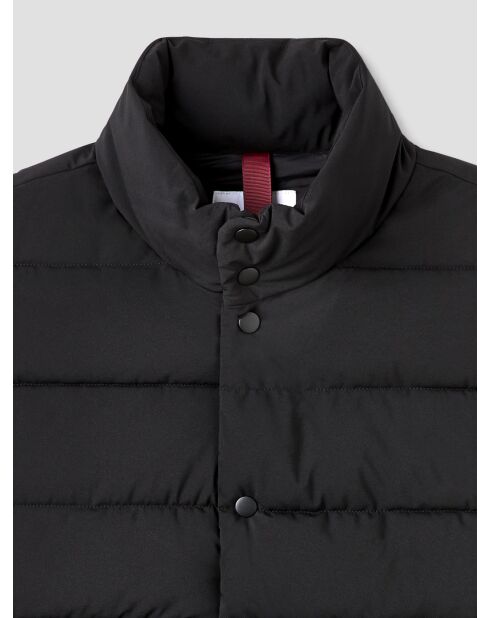 Schwarze wasserabweisende ärmellose Jacke