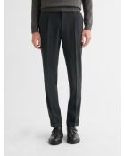 Pantalon de costume à pinces anthracite
