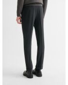 Pantalon de costume à pinces anthracite