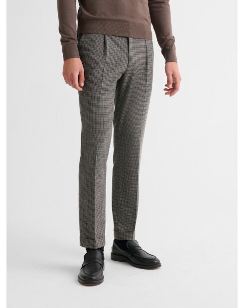 Chino slim stretch tabac