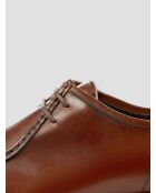 Derbies bateau en cuir chocolat