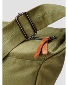 Sac banane XL en toile vert amande 2 - 63 x33x16 cm