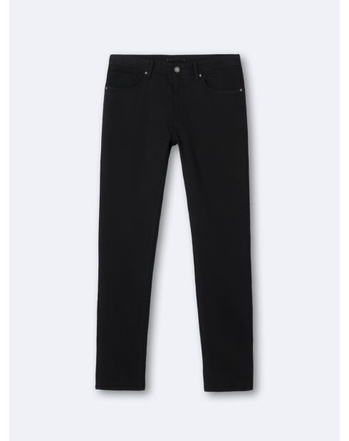 Schwarze Slim-Stretchjeans