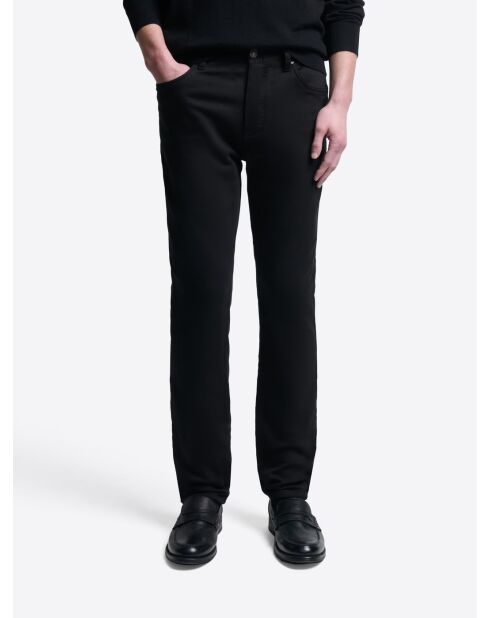 Schwarze Slim-Stretchjeans
