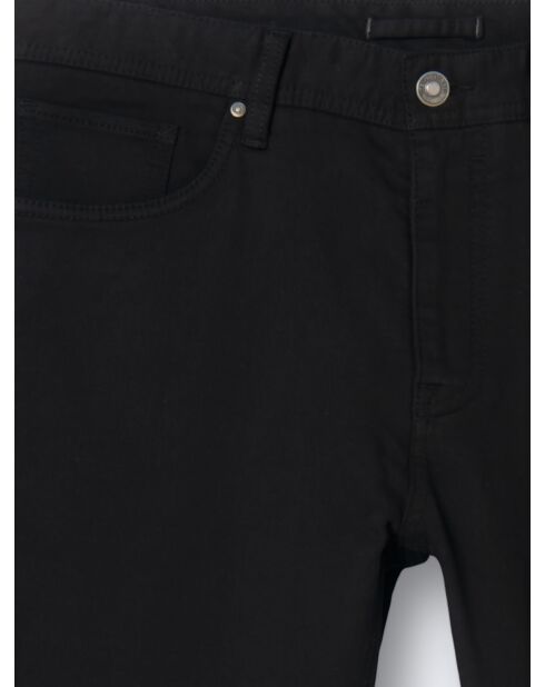 Schwarze Slim-Stretchjeans