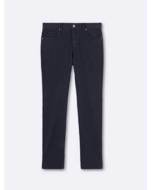 Tiefblaue Slim-Stretch-Jeans